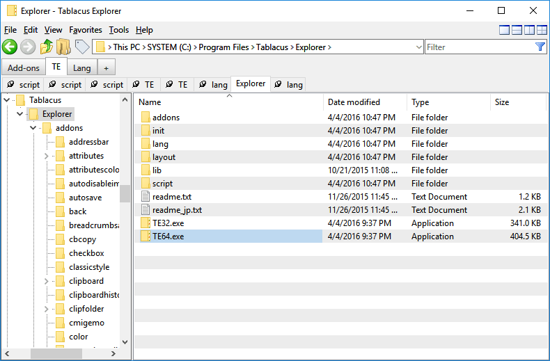 Tablacus Explorer (标签文件管理器) v24.10.11