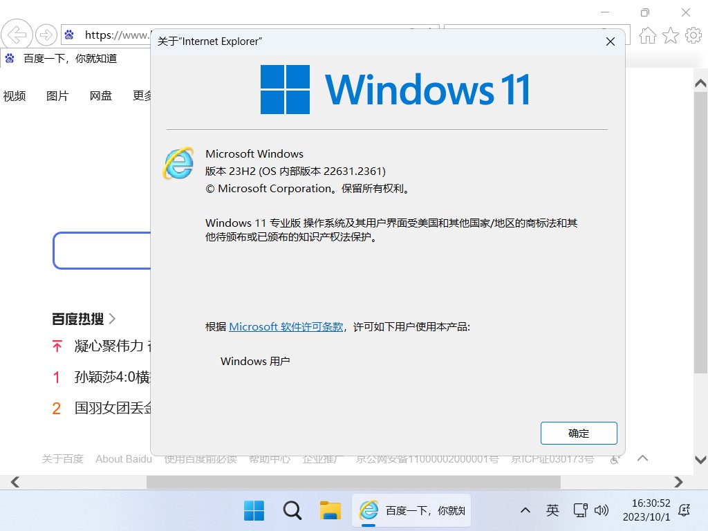 【不忘初心】Windows11 23H2（22631.4602）X64 无更新 纯净[深度精简版][1.39G](2024.12.13)