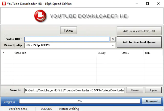 Youtube Downloader HD(Youtube视频下载) v5.9.3 便携版